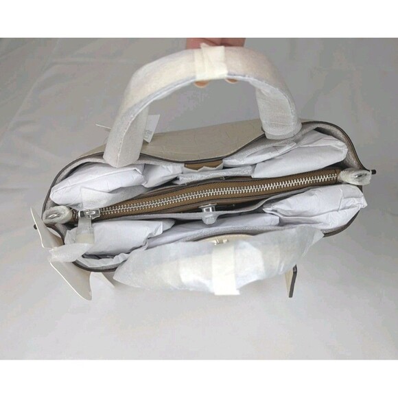 Coach Embossed Croc Willow Tote 24 - Chalk - Picture 6 of 6